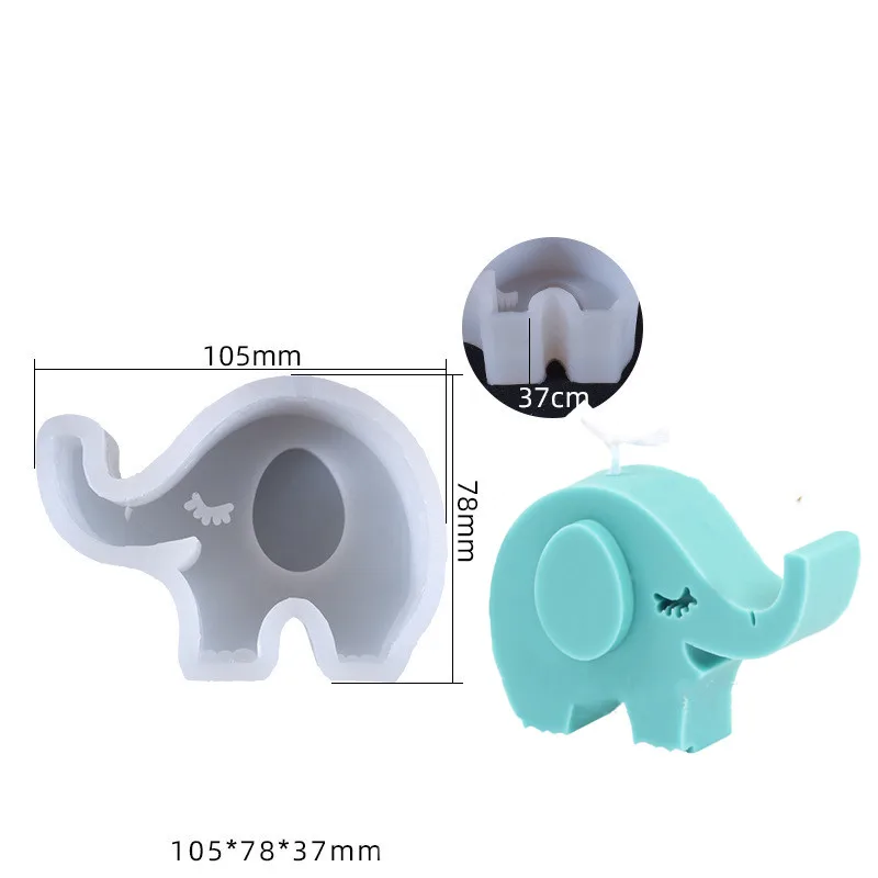 Animal Candle Mold Aromatherapy Candle Mold Silicone Candle Mold Giraffe Dinosaur Shape Scented Candle Silicone Mold Handmade Decoration Soap Craft Gift