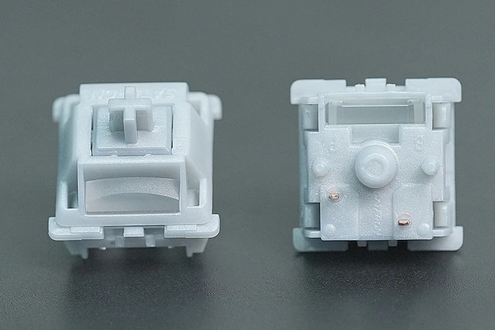 Gateron Smoothie Silver Switch, Linear Milkshake Switch,