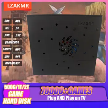 Plug-and-Play NUOVO Dispositivo di gioco retrò 70000+ Giochi per Wii PS2 DC PSP GAMECUBE 2T Caricato X8 Console Windows 11 Regalo per bambini