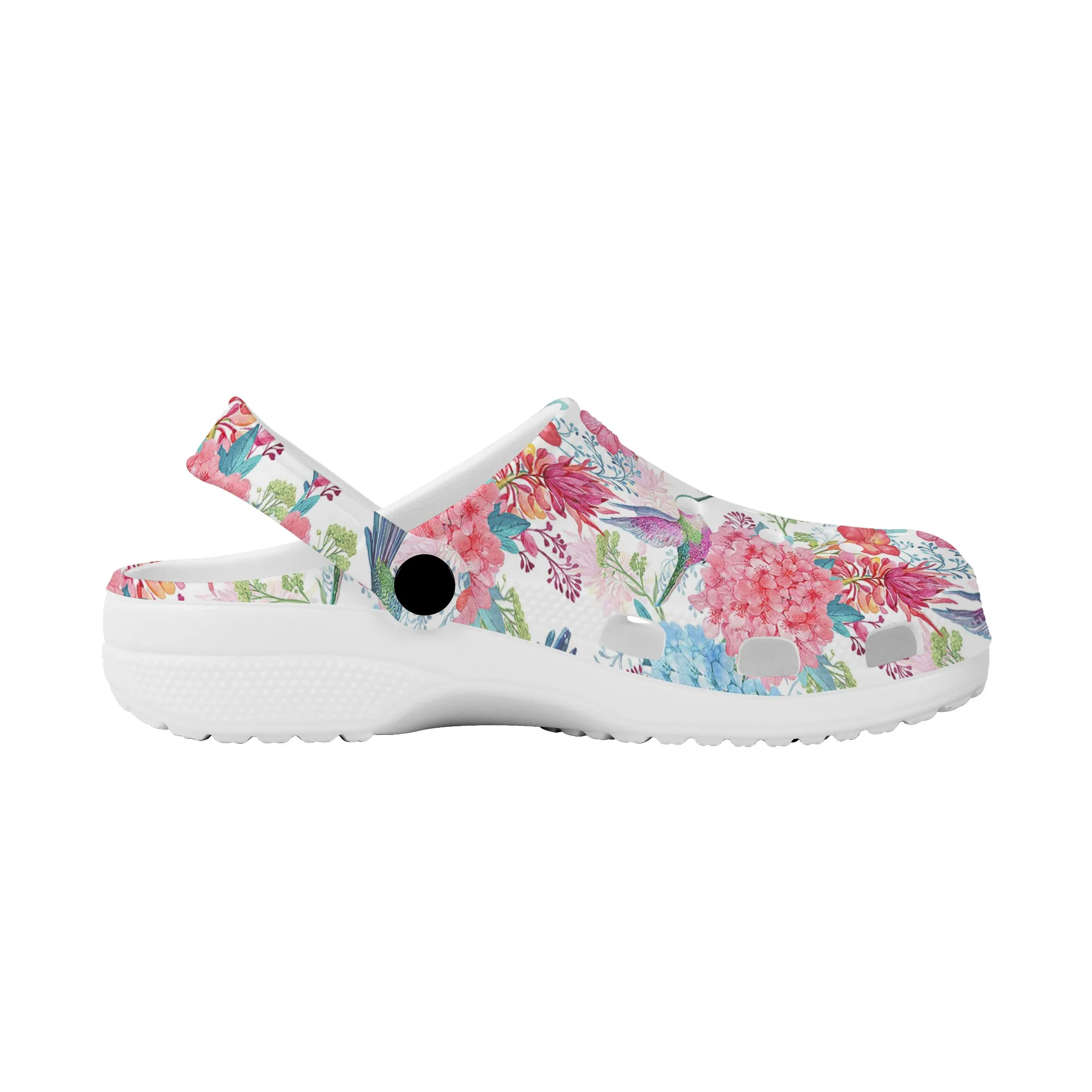 Spring Hummingbird Clogs Women's Sandals Wear Resistant Hole Shoes Summer Cool Hollow Out Slippers Breathable Flats Home Slipepr