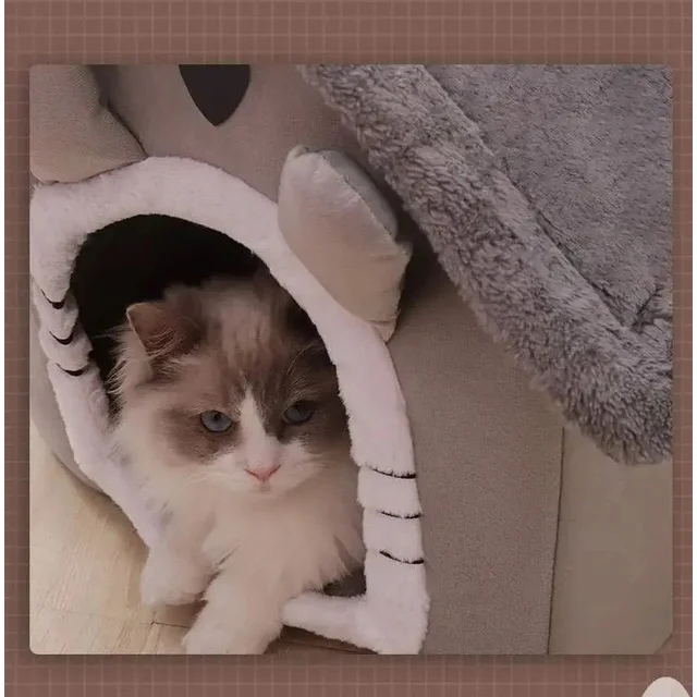 1pcs Cats and Dogs House House Small Dog Four Seasons General Can Be Dismantled and Washed Dog House Pet Supplies pet bed 3