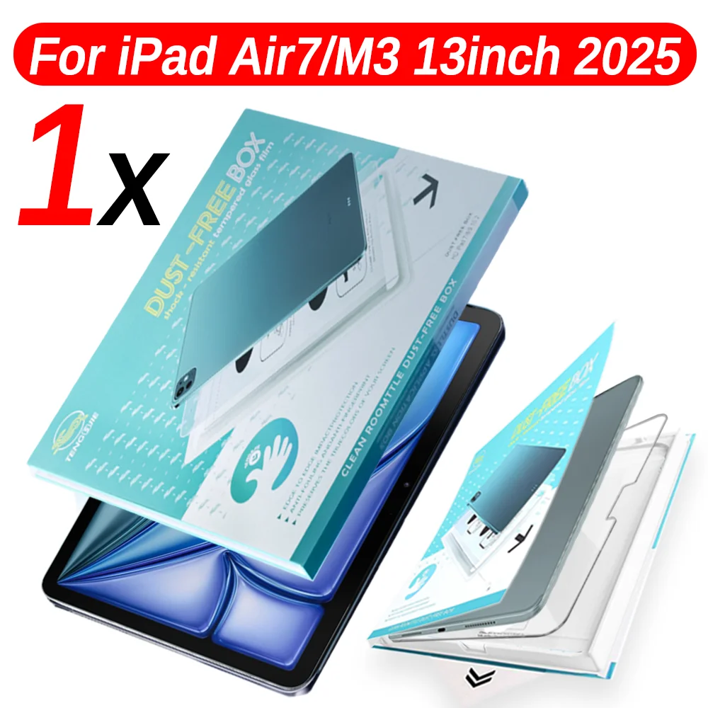 Enhanced Tempered Glass Screen Protector with Easy Installation Kit – Bubble & Dust Free, HD Clear