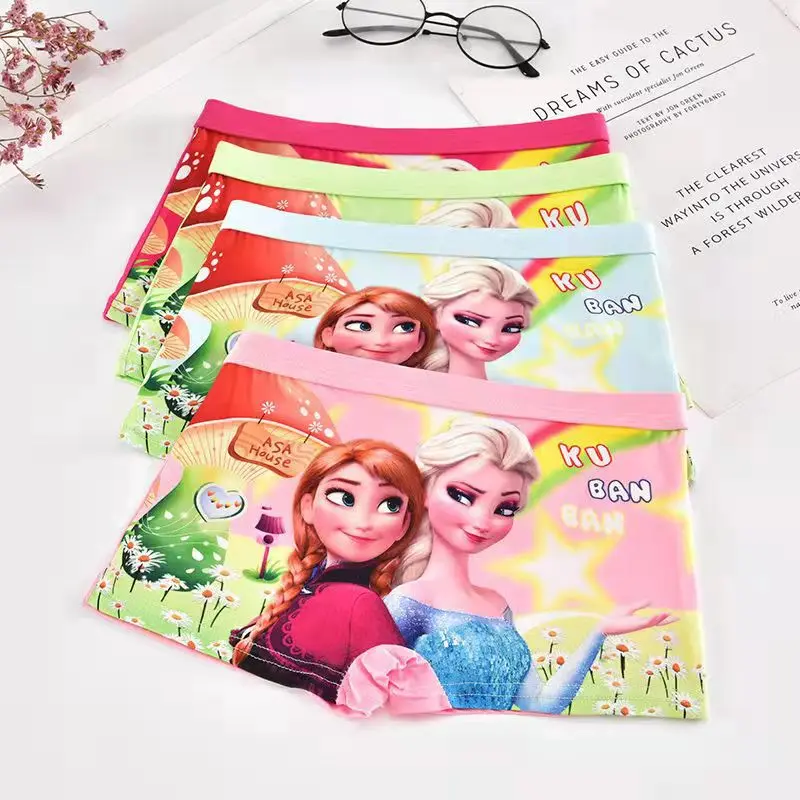 4PCS/Lot Cute Printed Girls Underwear Set 5
