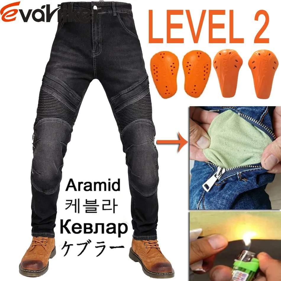 Motorcycle Pants Aramid Summer  Kevlar Lined Motorcycle Jeans - Motorcycle  Pants - Aliexpress