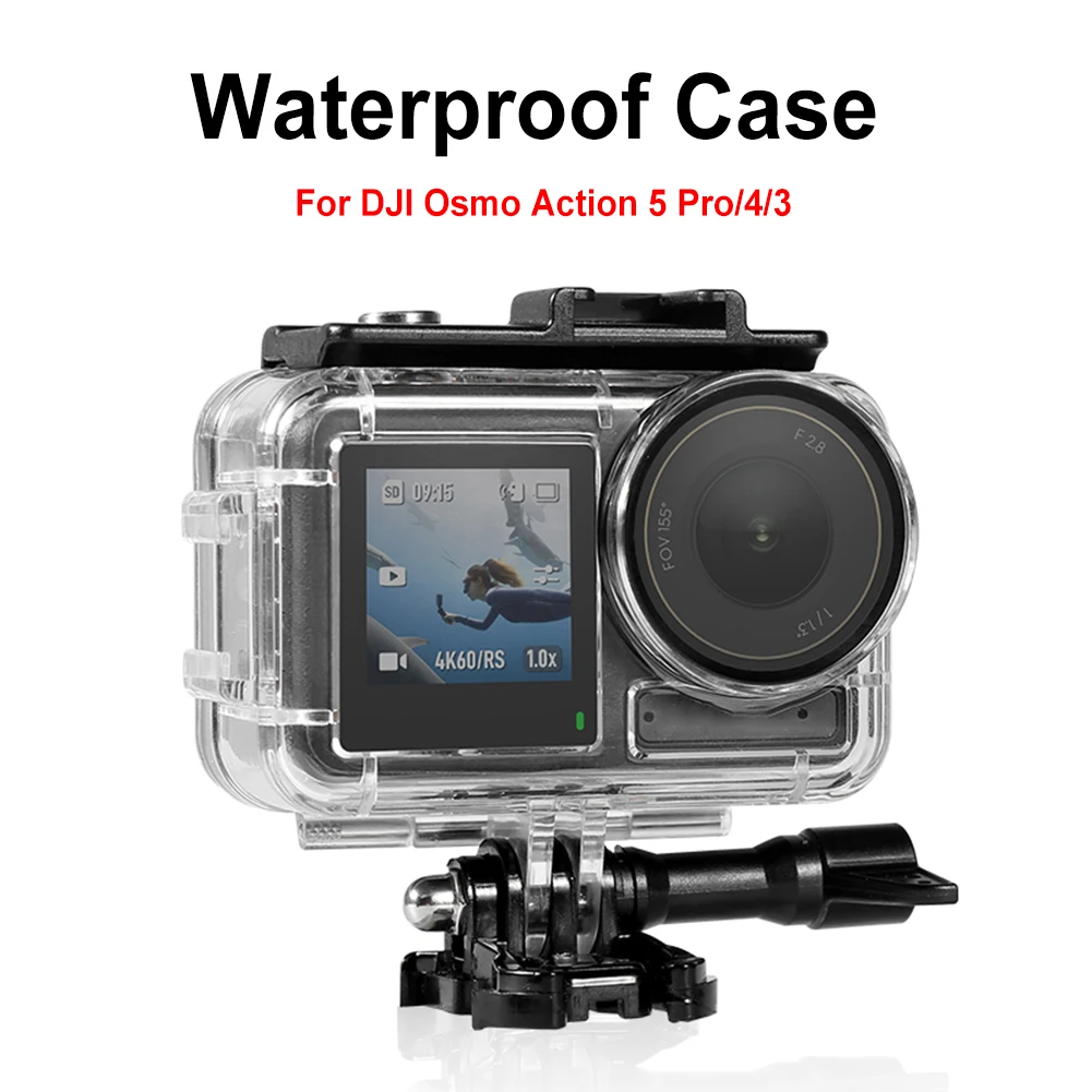 Waterproof PC Underwater Housing Case for Action Cameras