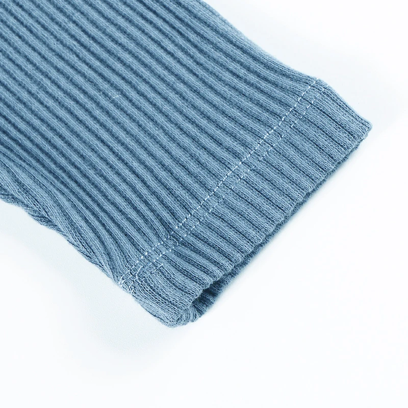 Mehrjahreszeiten-Langkleid für Mädchen V-Ausschnitt Kleider Langarm Familien-Pyjama-Set Kinderkleidung aus Geripptem Strickmaterial – Detail 19