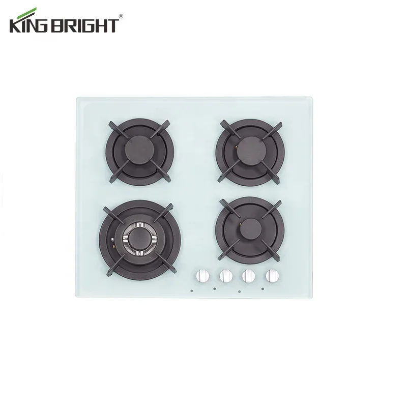 Manufacturer Affordable Household Kitchen Gas Stove Cast Iron Tempered Glass Gas Cooker