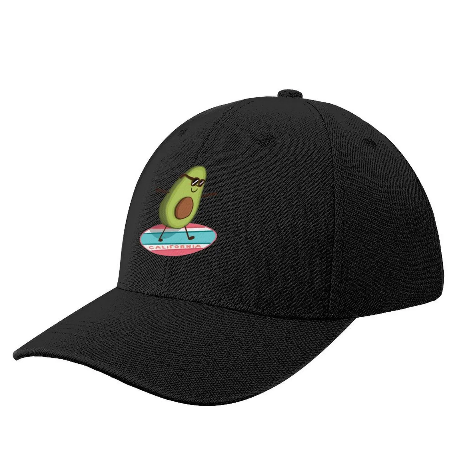 

California Avocado Surfing Baseball Cap New Hat Cosplay Mens Tennis Women's