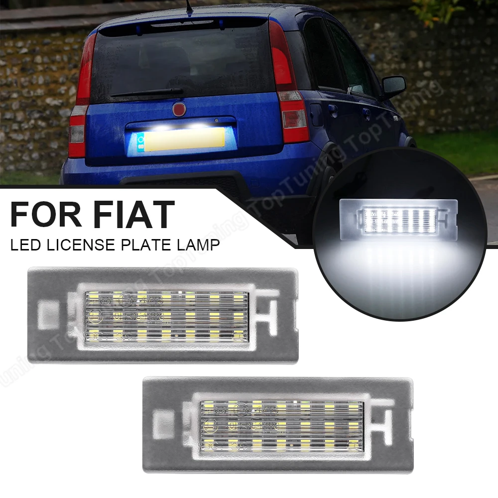 LED Number Plate Light For FIAT Panda MK3 MK4 Typ 169 312 319 2003-2012  Error Free License Plate Lamp OEM#:71734797 - AliExpress