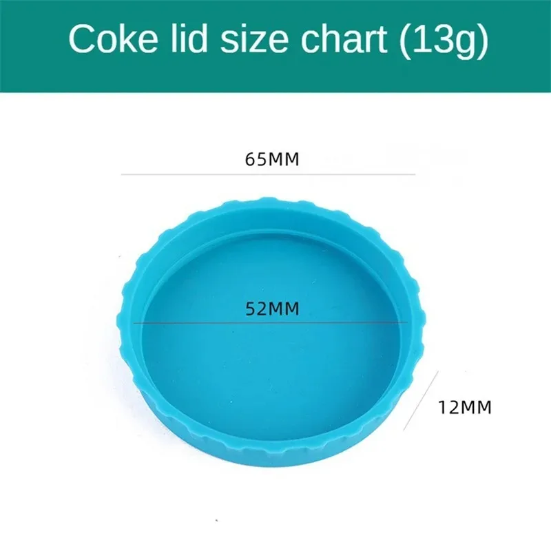 Silicone Soda Can Lid Reusable Can Stopper For Soda Beer Juice Beverage