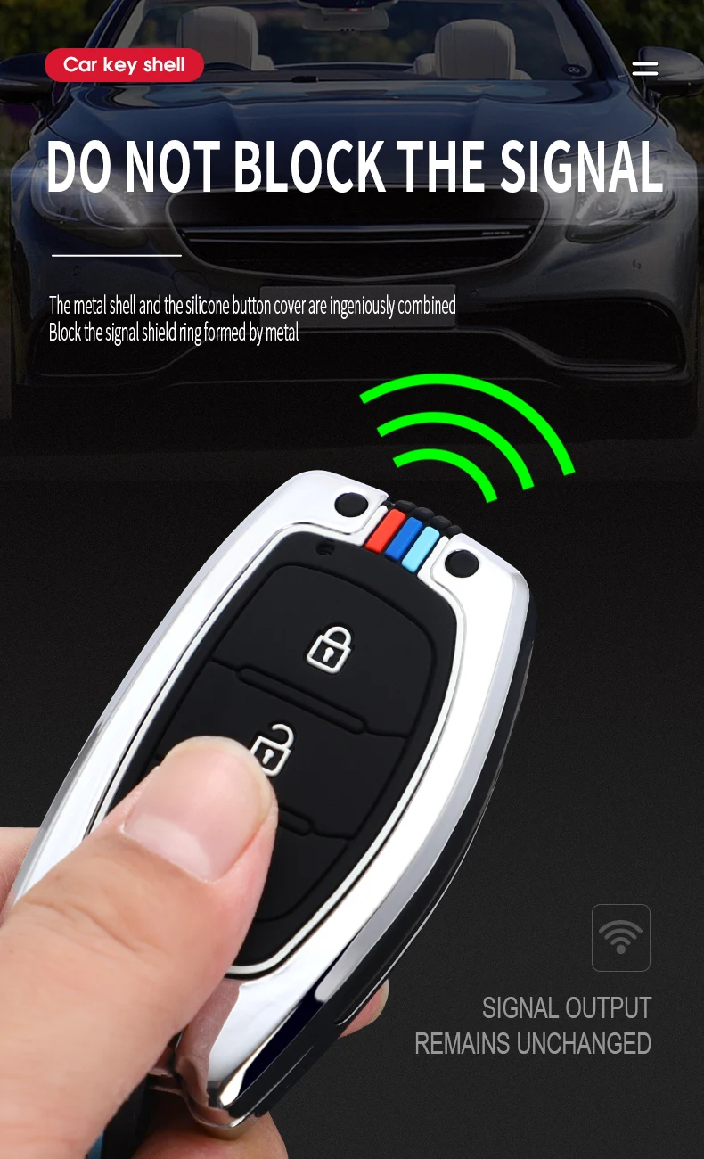 Custodia/cover per chiave telecomando per Hyundai Tucson Santa Fe Rena Sonata Elantra Creta Ix35 Ix45 I10 I30 I40 portachiavi - S2be19edbdab54847bc3218ae0a958fc0n