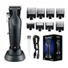 KM2296 Kemei Original Professional Rechargeable Hair Trimmer Adjustable Hair Clipper USB Carving Barber Salon 1