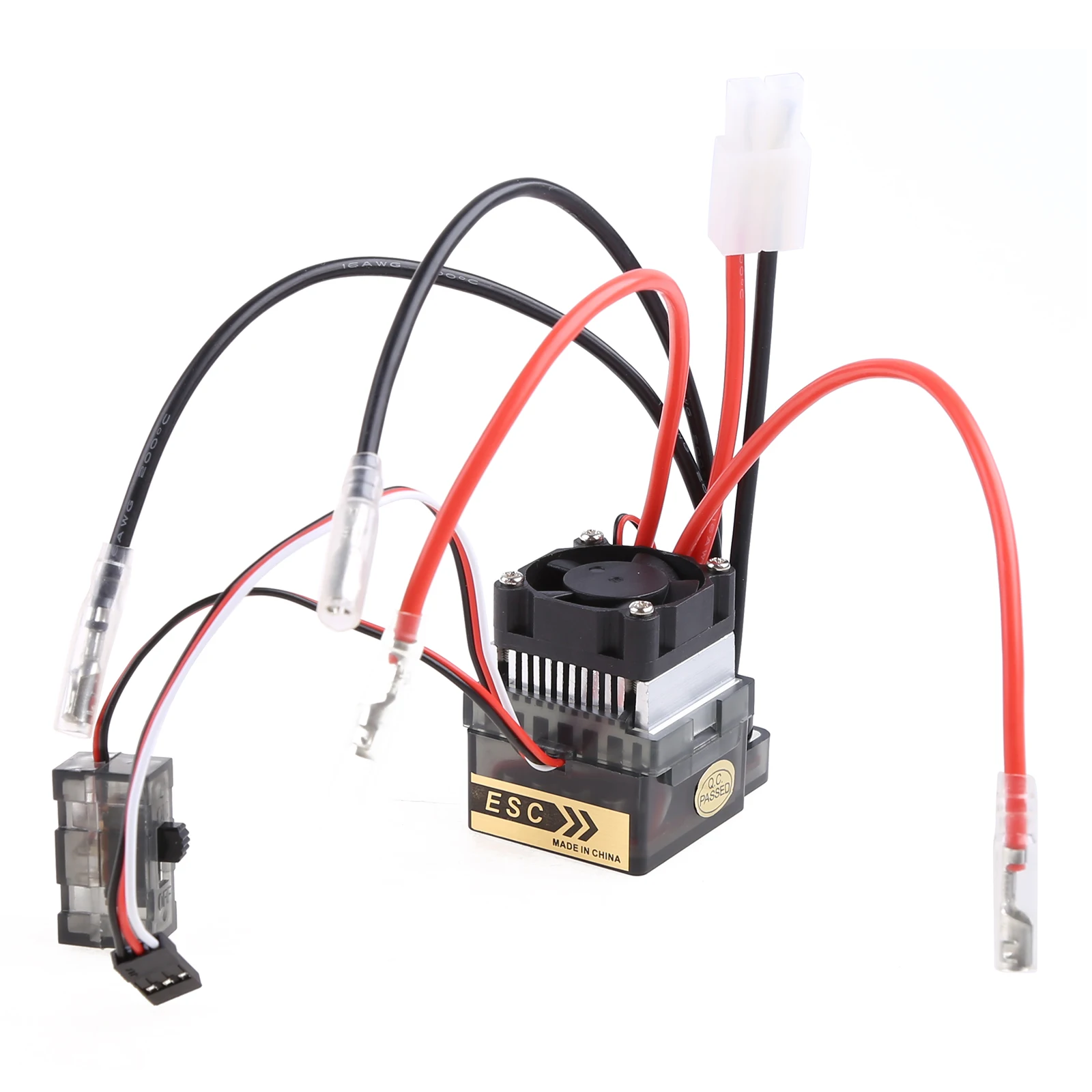 

Внедорожник 320A 2 ~ 4S LiPo аккумулятор матовый ESC контроллер скорости T Plug BEC 5,6 V 2A для радиоуправляемой машины грузовика авто