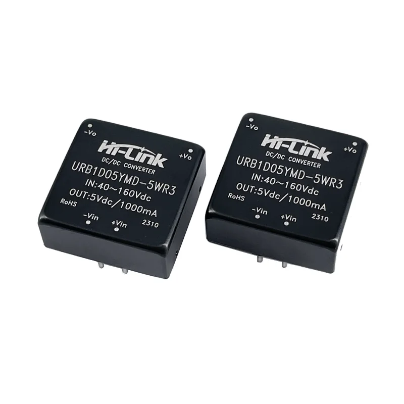 Original Hi-Link 5W 1V 1A URB1D05YMD-5WR3 URB1D12YMD-5WR3 40~160Vdc DC Output Step-Down Power Converter Module