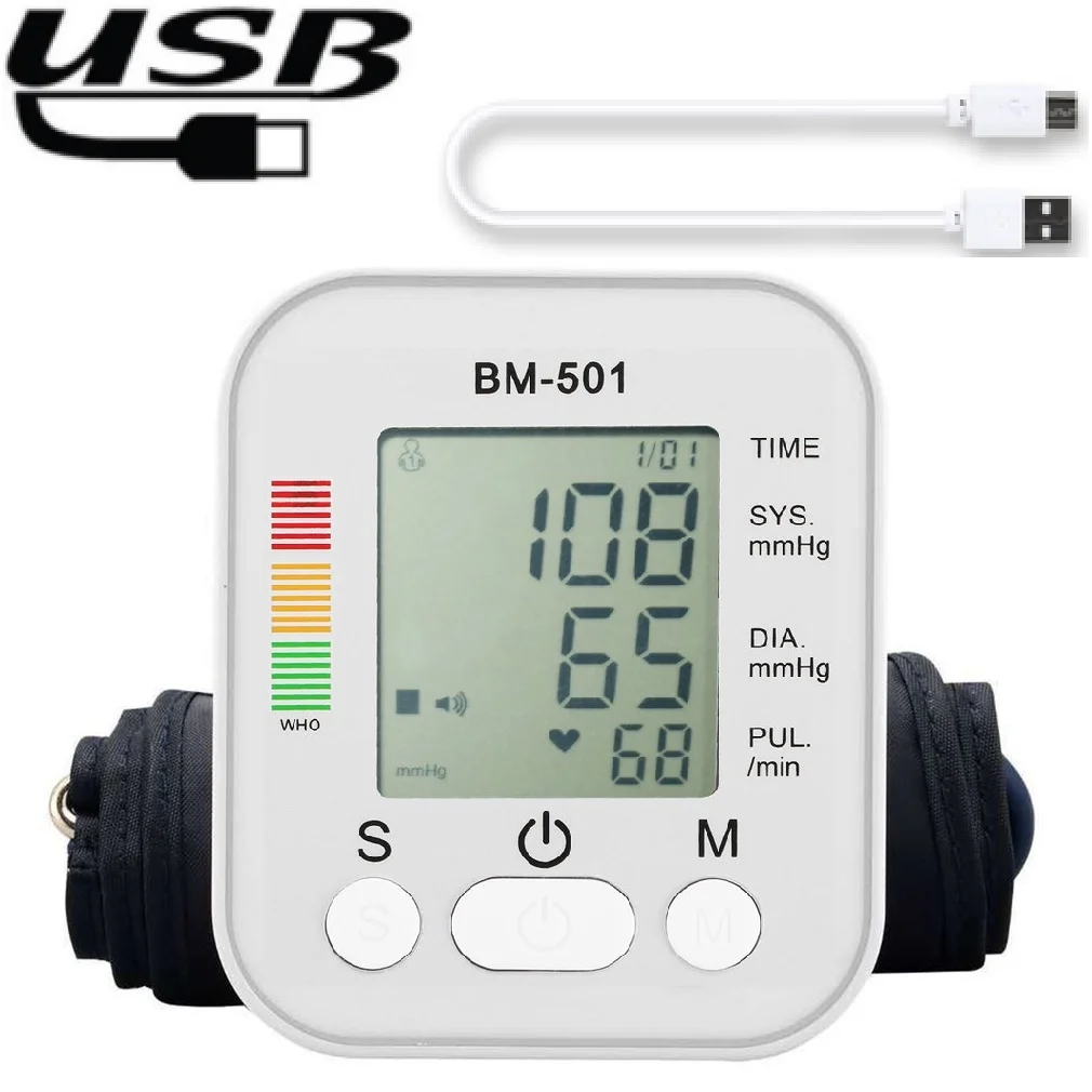 Gifts Automatic Digital LCD Display Wrist Blood Pressure Monitor Heart Beat Rate Pulse Meter Measure Sphygmomanometer