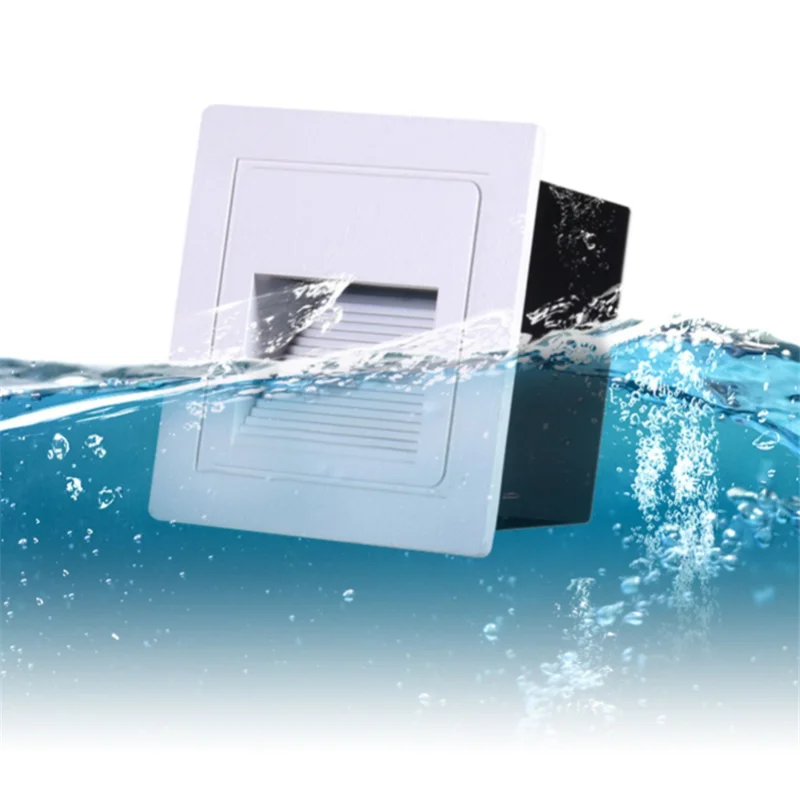 LED Wall Light 5W Waterproof Stair Step Recessed Lamp Image 8