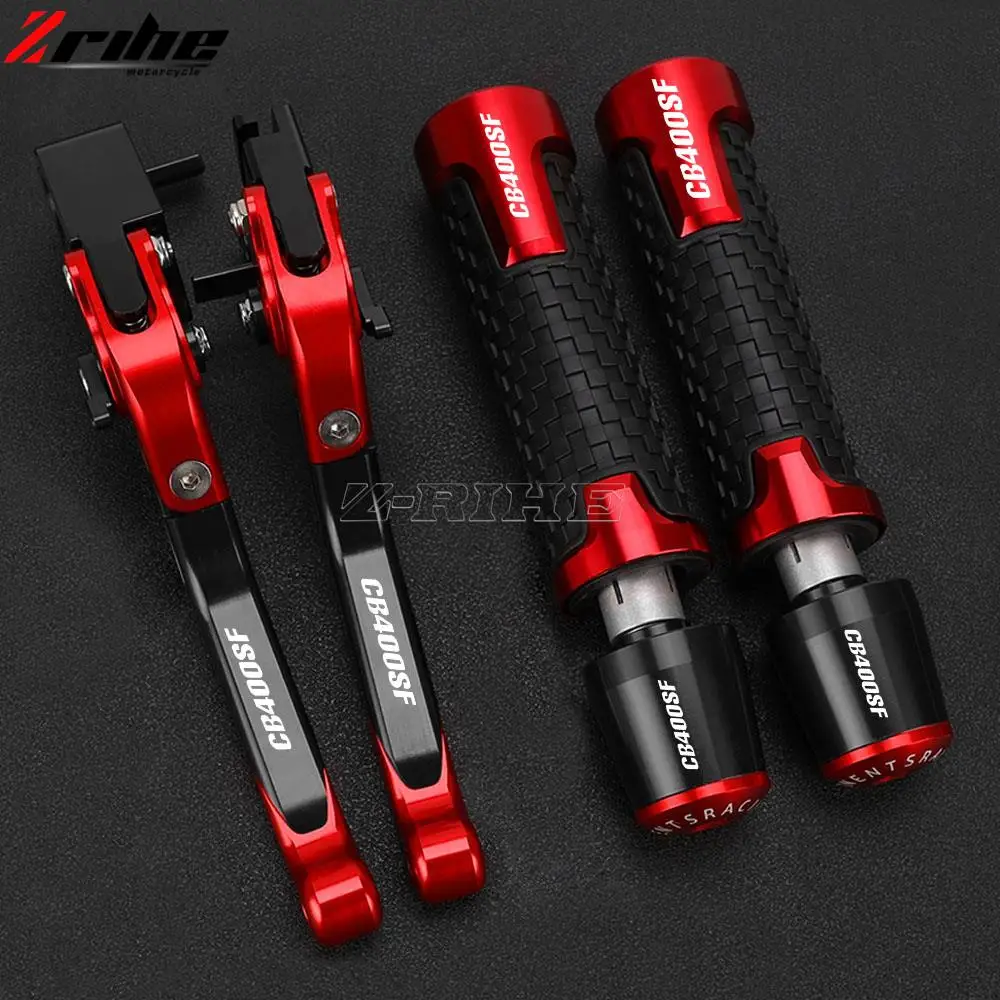 

Motorcycle Adjustable Brake Clutch Lever Handle Bar Grips End For HONDA CB400SF 1992-1998 CB400 SF CB 400SF 1997 1996 1995 1994