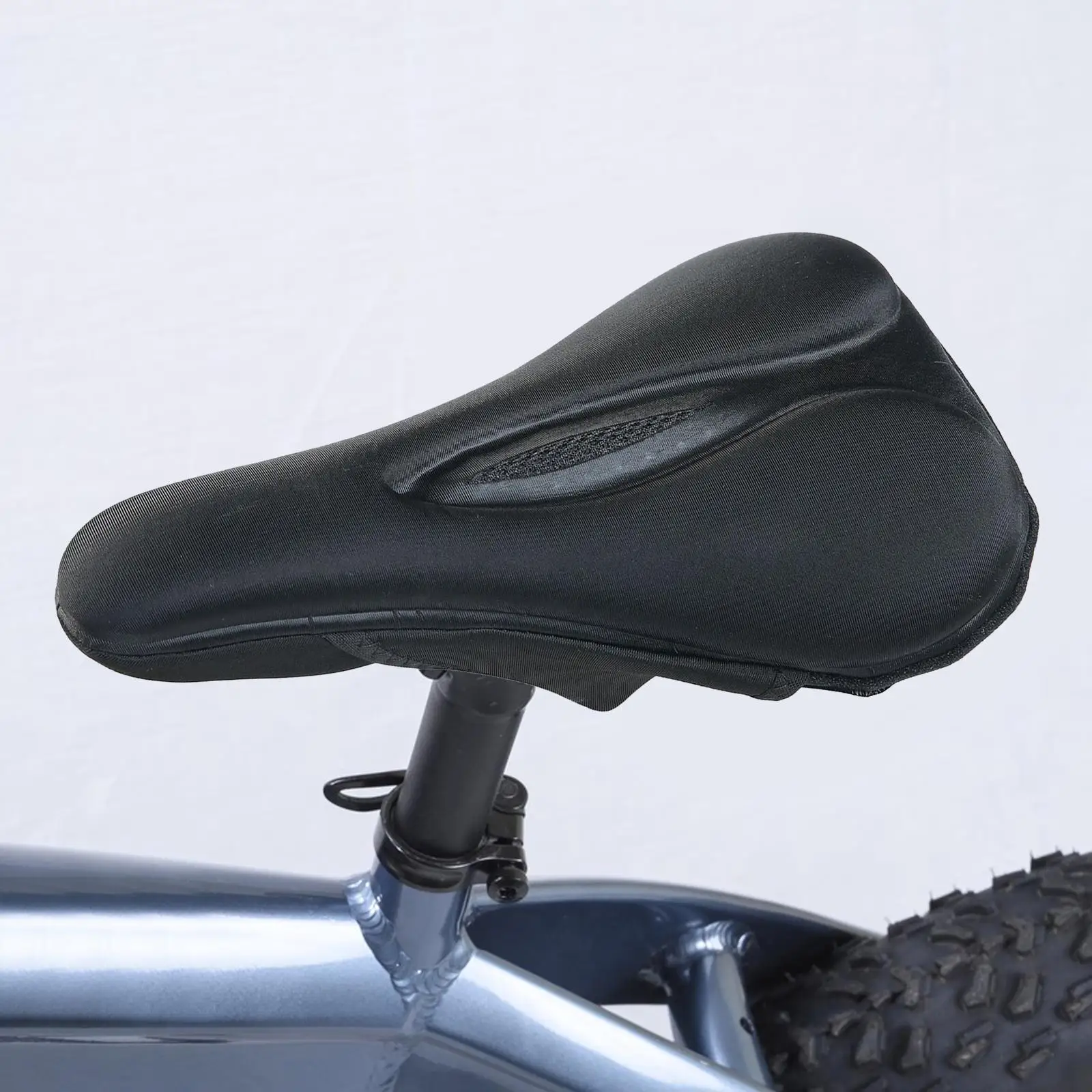 Bike Seat Cover Soft Seat Cushion Cover Bicycle Saddle Cover for Road Mountain Bike Adults Riding Stationary Bike Folding Bike