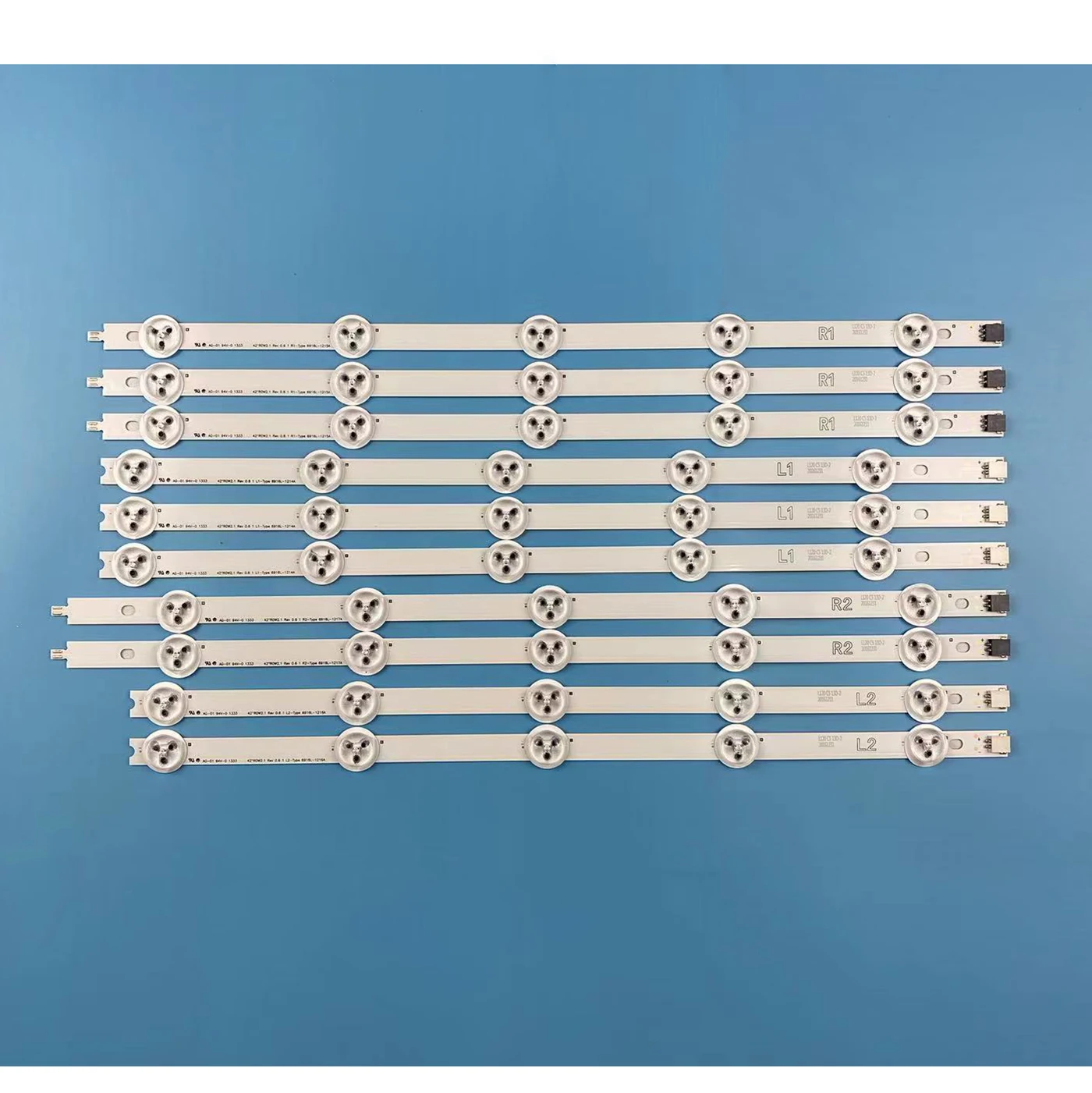 Tira de Retroiluminação Led 10 Pcs para lg 42la615s-zb 42ln5707-za 42ln5708-za 42ln570r-za 42ln570s-za 42ln570u-za 42ln570v-za