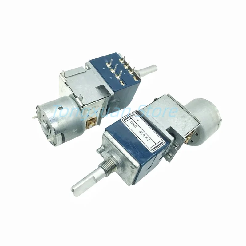 Alps-potenciômetro Rotativo com Volume do Motor Amplificador de Áudio Estéreo Hifi Unidade Dupla Pinos 5ka 10ka 20ka 50ka 100ka 1pc Rk27