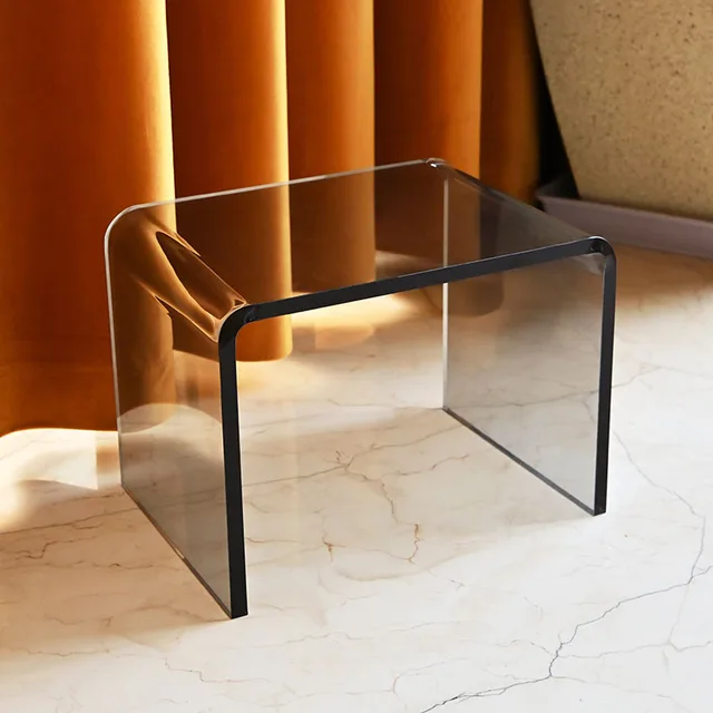 아크릴 투명 커피 테이블 현대적이고 다기능적 가구