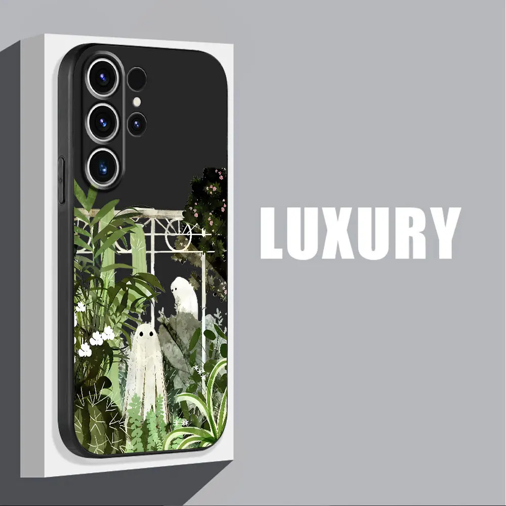 TPU Soft Shockproof Little Ghost Phone Case