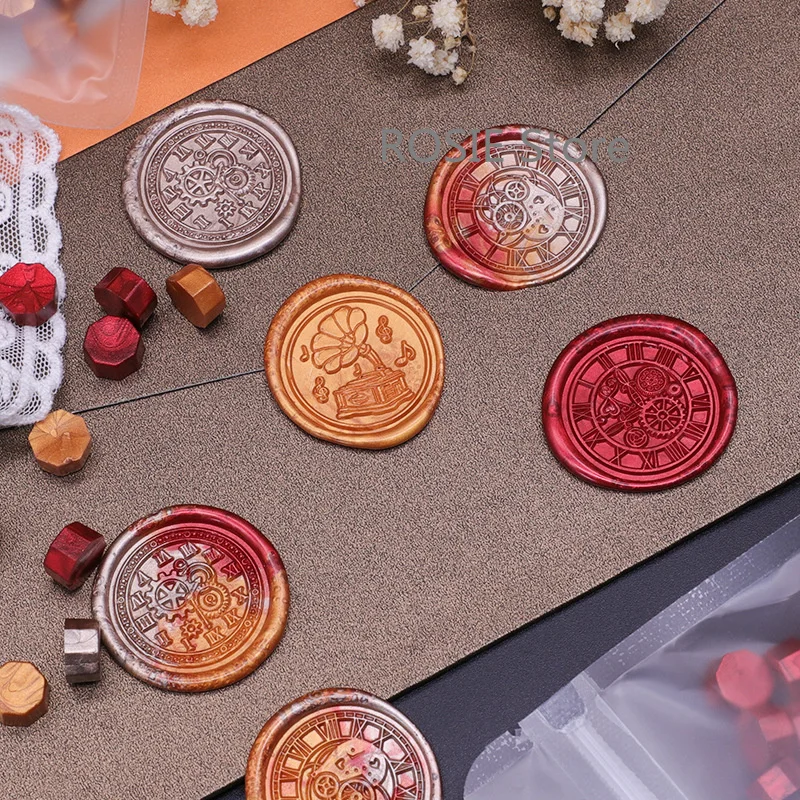 205Pc Retro Sealing Wax Seal Stamp Wax Beads Scrapbook Material Casamento Birthday Party Convite stamp DIY stamp decoração