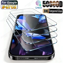 Ultra - Clarity 8K Tempered Glass Anti - Fall Screen Protector - Pack of 3 - 5 - Google Pixel 8 Pro (4PCS)