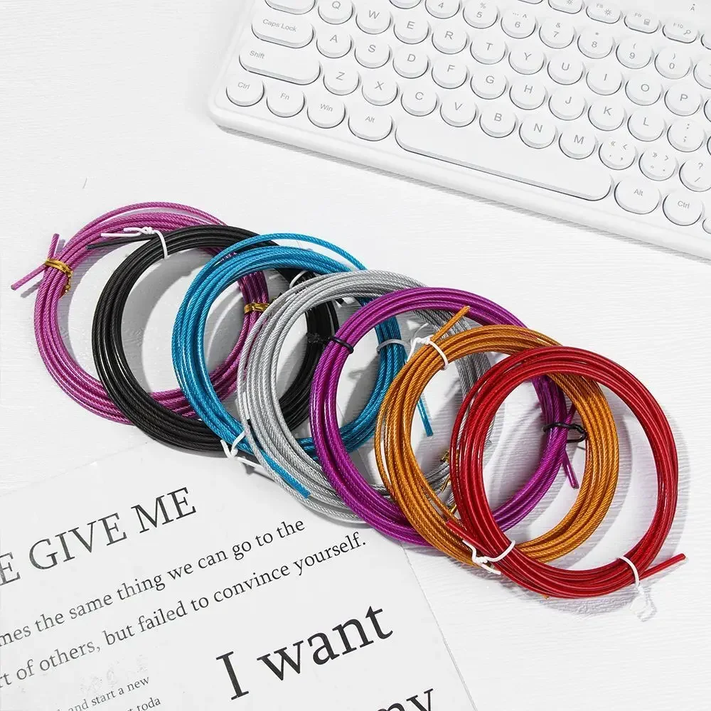 3m Steel Skipping Rope Spare Rope Racing Accessories for Fitness