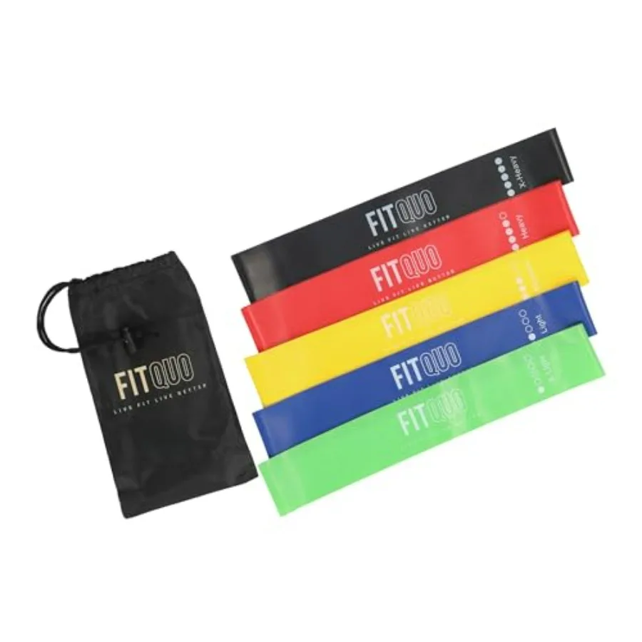 Resistance Bands Set with Handles & Grip Donut – Exercise Bands for Home Workouts, Strength Training & Full-Body Fitness, Includ