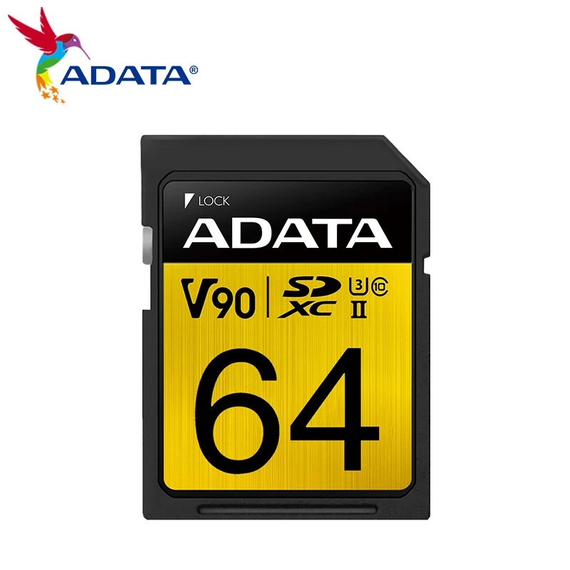 ī޶  ADATA SD ī, ÷ ޸ ī, U3 8K  ִ 290 MB/s Ʈ HD  ī, V90 SDXC, 64GB, 128GB