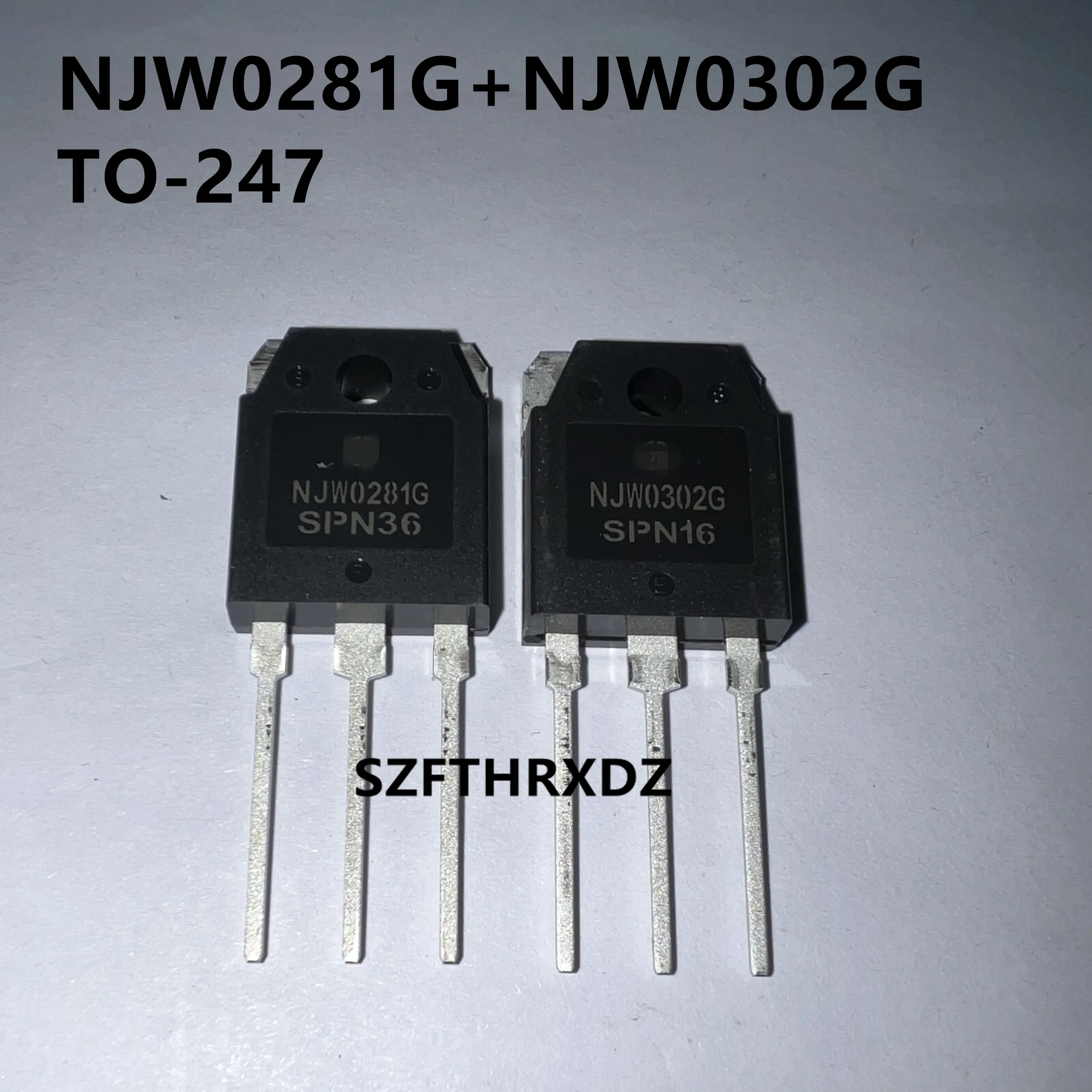 

SZFTHRXDZ 20 шт. = 10 пар, новинка 100% года, импортный оригинальный NJW0281G NJW0302G NJW0281G NJW0281 NJW0302 TO-247, внешний звук