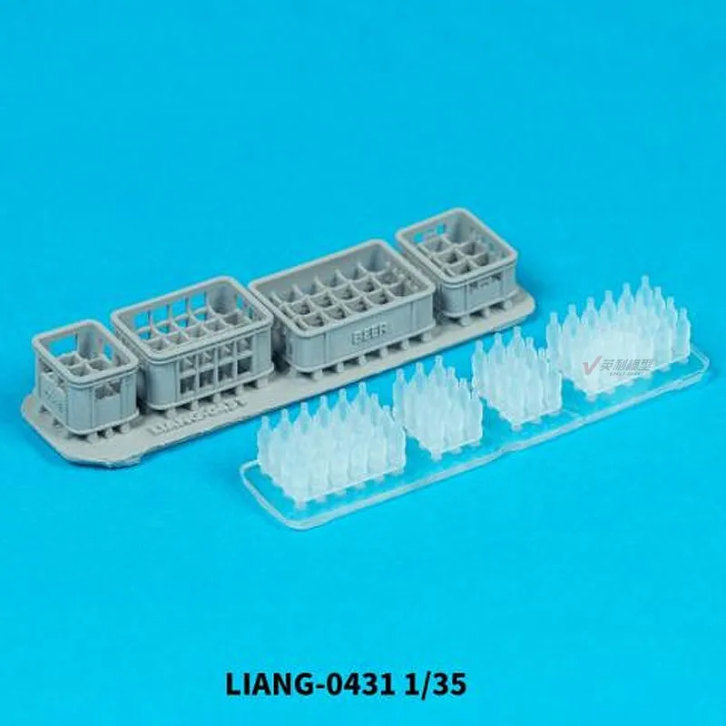 LIANG-0431/0432 맥주 소다 병 상자 현대 조립 모델 장면 빌딩 취미 DIY 액세서리 1/35 1/48 1/72 스케일