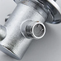 ทองเหลืองวาล์วผสม Thermostatic อุณหภูมิน้ําคงที่ก๊อกน้ําฝักบัววาล์วเทอร์โมห้องน้ําห้องครัว TAP วาล์ว 4