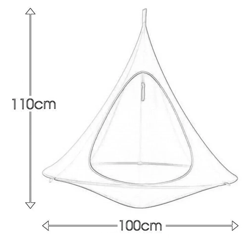 indoor hammock Double Cacoon Hanging Chair Weight Capacity 80KG Outdoor and Indoor Use Hanging Kit hanging tent