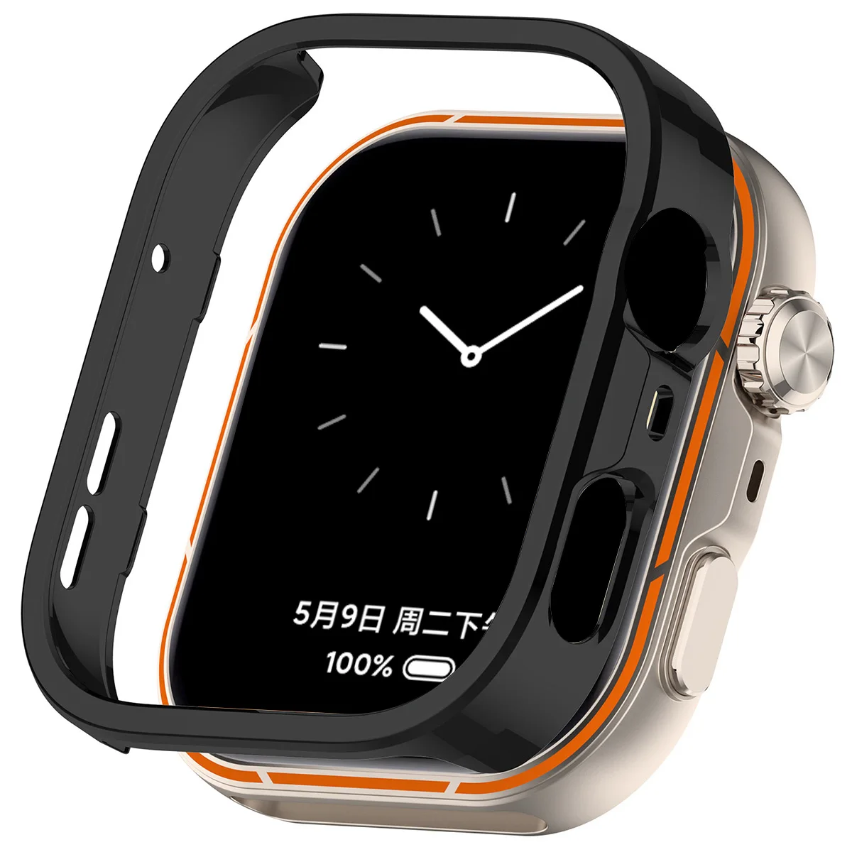 Sleek Hollow Out Protective Bumper Frame - Hard PC Case Cover