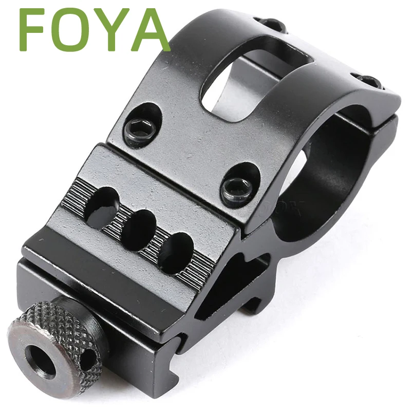 25.4mm/30mm Quick Release Offset Flashlight Scope Mount 45 Degree Scope Mount For 20mm Picatinnly Rail Hunting Gun Accessories