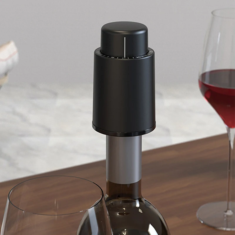 Wine Stopper Vacuum Retain Freshness Champagne Stainless Steel Bottle Cap Leak-Proof Sealing wine stopper