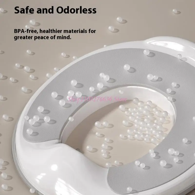 R6FD Toilettendeckel für Kindertöpfchen, sicherer Kunststoff mit sicherem Halt – Detail 9