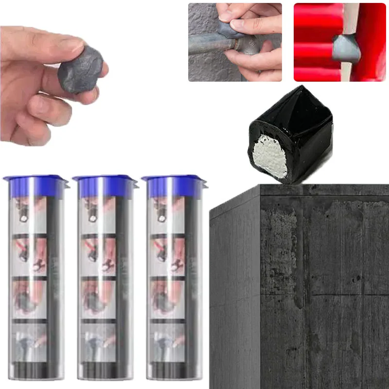 Adesivo Epóxi Magic Glue Argila Super Forte para Tubo Selante Tile Fix Lama de Silicone Tubo de Água Repair Tool Fast Plugging