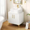 24 Inch Bathroom Vanity with Countertop Sink Combination, Modern Bathroom Storage Vanity Cabinet Set 1