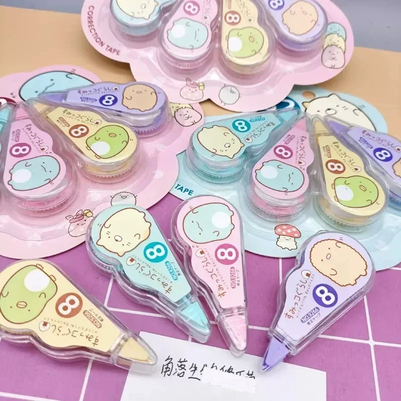 4pcs/pack Kawaii Cartoon Correction Tape Cute White Out Correction Band Korean Stationery Writing Tool School Office Supplies correction tape