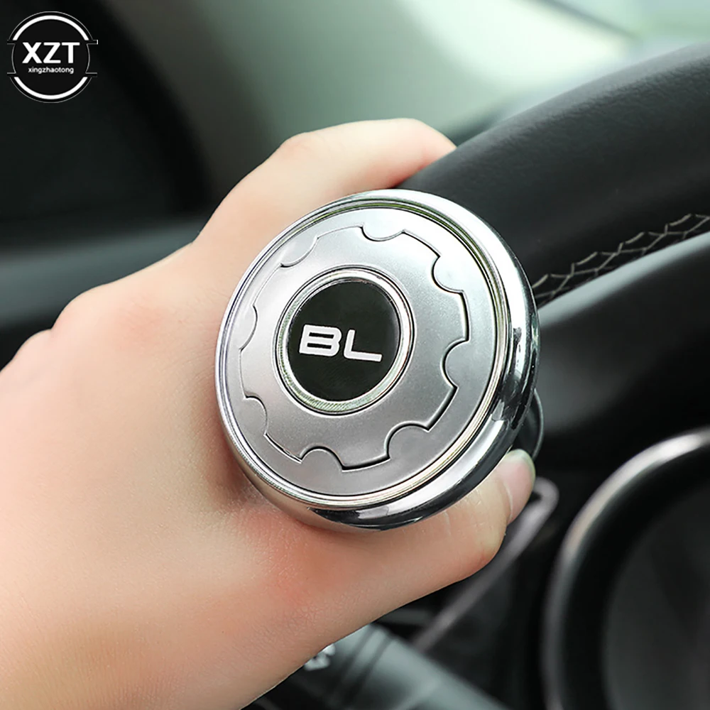 Universal Car Steering Wheel Booster Ball Control Handle Easy To Install Metal Auto Auxiliary Booster Spinner Rotation Anti-Slip
