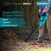 Yofidra Electric Blower Cordless Efficient Leaf Snow Dust Blowing Blower Garden Cleaning Tool For Makita 18V Battery 5