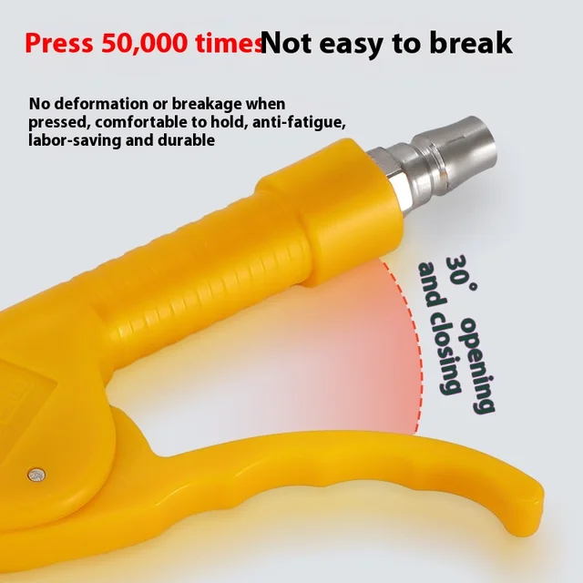 Pneumatic Hardware Tool High Pressure Dust Removal Gun Blowing Air Soot Blowing Gun Air Pump Extended Nozzles 2