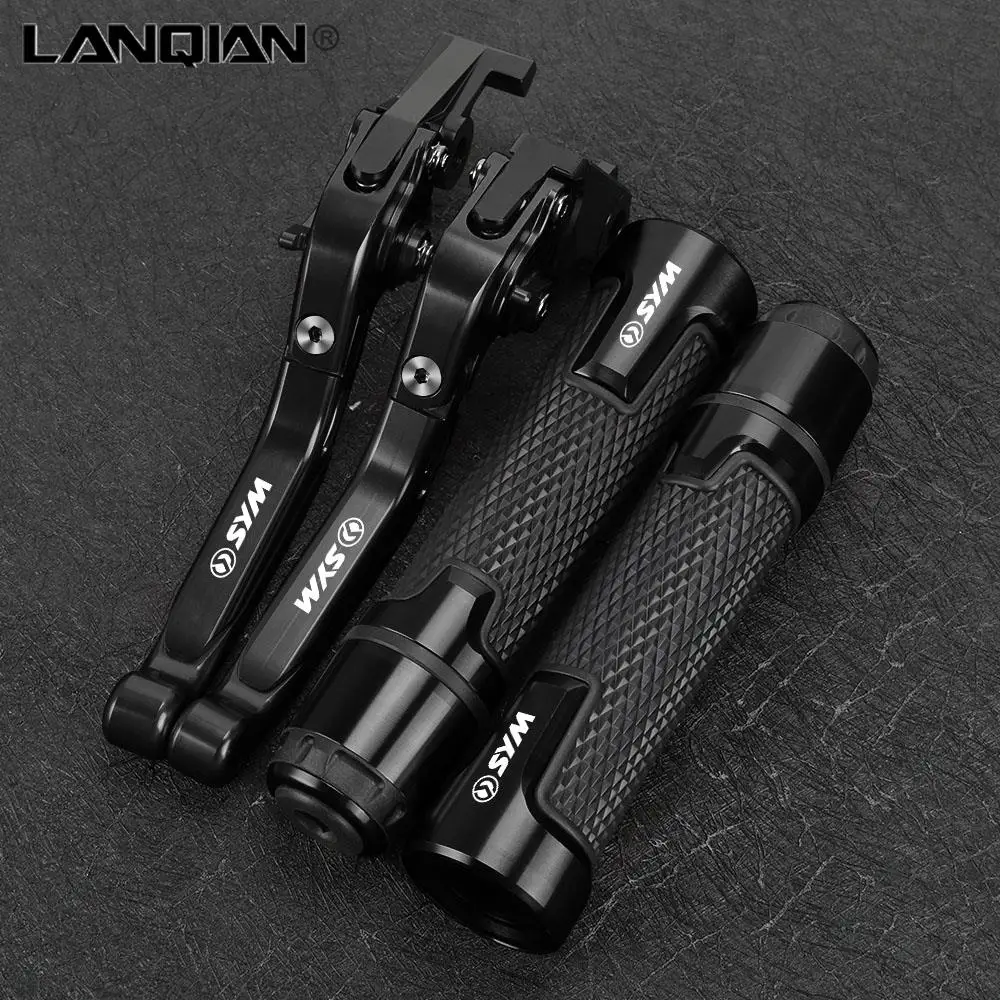 

Motorcycle For SYM MAXSYM 400i 600i MAX 400 600 all years Folding Brake Clutch Levers Handbrake Handlebar Grip Handle Hand Grips