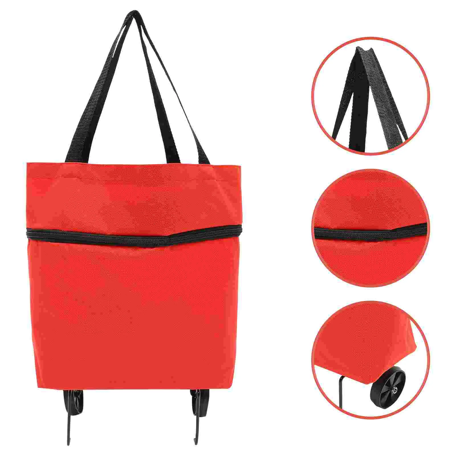 

Foldable Grocery Bag Large Shopping Bag Shopping Trolley Bag with Wheels