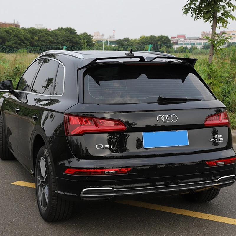 

For Audi q5 2019-2020 high quality ABS Plastic Unpainted Color Rear Spoiler Wing Trunk Lid Cover Car Styling