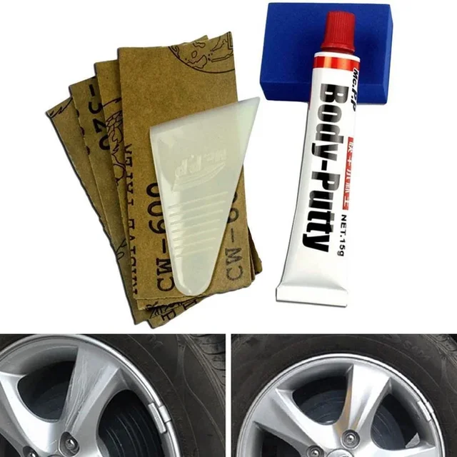 Auto Car Body Putty Scratch Filler Smooth Repair Tools Assistant High-quality Car Body Cratch Repair Tools Set Easy To Use 3