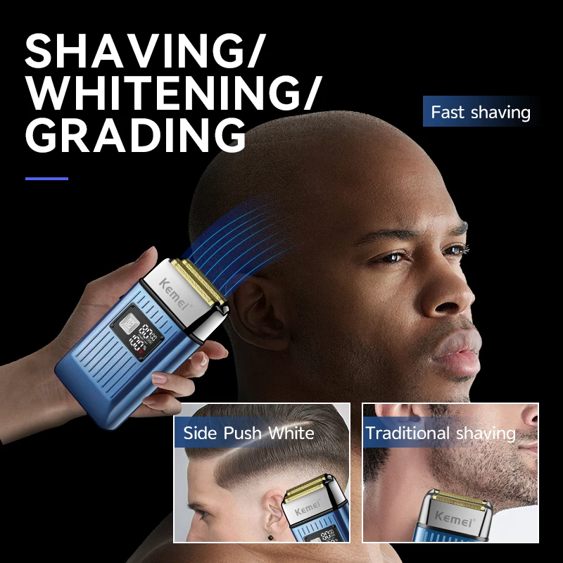 Kemei Electric Barber Razor Men Shaver Beard Trimmer Electric Shaver Beard Trimmer